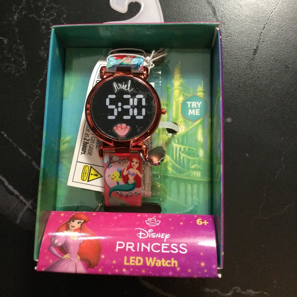 Disney Princess “Ariel” LED Watch Brand New w/ tag